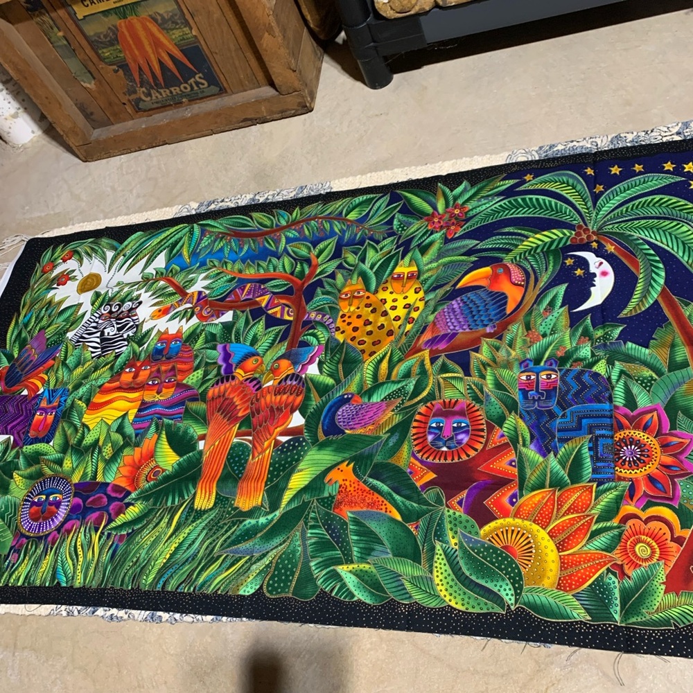 Secret Jungle Laurel Birch fabric